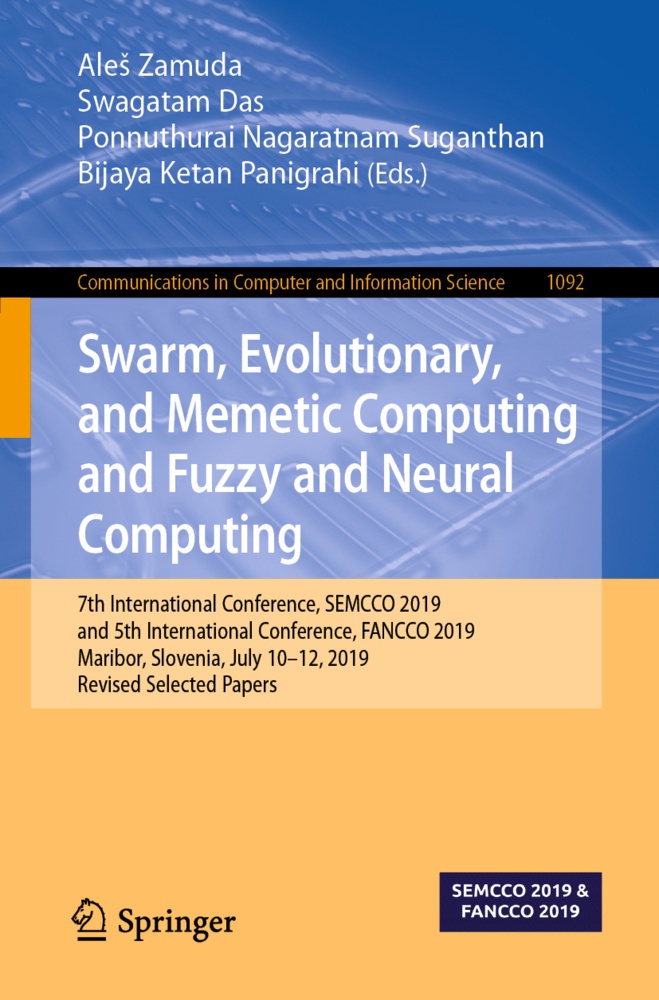 Swarm  Evolutionary  And Memetic Computing And Fuzzy And Neural Computing  Kartoniert (TB)