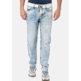 Cipo & Baxx Regular-fit-Jeans, Gr. 34 - Länge 34, ICEBLUE, , 67515724-34 Länge 34