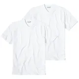 Götzburg Wäsche Götzburg T-Shirt mit V-Ausschnitt im 2er-Pack Modell 'PURE COTTON', weiss XL