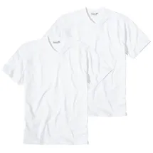 Götzburg Wäsche Götzburg T-Shirt mit V-Ausschnitt im 2er-Pack Modell 'PURE COTTON', weiss XL