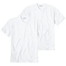 Götzburg Wäsche Götzburg T-Shirt mit V-Ausschnitt im 2er-Pack Modell 'PURE COTTON', weiss XL
