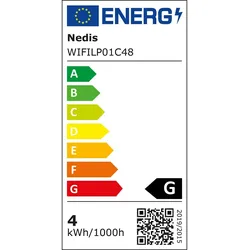 Nedis SmartLife Weihnachtsbeleuchtung - Party-Lichter - Wi-Fi - RGB - 48 LED's - 10.80 m - Android / IOS