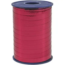 Präsent Geschenkband metallic rot 250 m x 10 mm