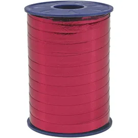 Präsent Geschenkband metallic rot 250 m x 10 mm