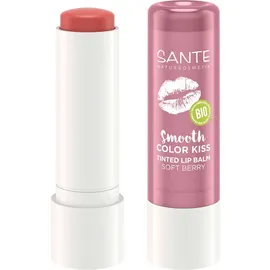Sante Smooth Color Kiss Lippenbalsam 02 Soft Berry 4,8 g