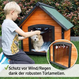 zooprinz Hundehütte Luna 82,5 x 87 x 99 cm Holz Braun