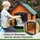 zooprinz Hundehütte Luna 82,5 x 87 x 99 cm Holz Braun