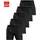 AUTHENTIC LE JOGGER Langer Boxer, (Packung, 5 St.), mit zweifarbigem Webbund und längerem Bein AUTHENTIC LE JOGGER schwarz