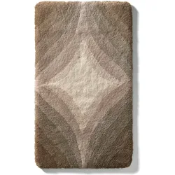 Badematte KLEINE WOLKE Gr. 1, beige, rechteckig (50cm x 90cm),, Badematten