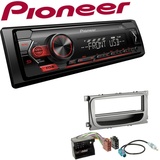 Pioneer 1-DIN Autoradio USB AUX Android für Ford Galaxy Facelift silber Canbus