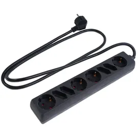 Unitec Mehrfachsteckdose 1,4 m Schwarz 8 St.