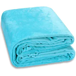 Kuscheldecke Premium Hellblau 200x150cm