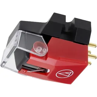 Audio-Technica VM540ML Dual-Moving-Magnet-Stereotonabnehmer mit Microlinear-Nadel Rot