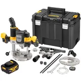 DeWalt, Fräse, DCW 620 NT Akku Oberfräse 18 V 12 mm Brushless + 1x Akku 4,0 Ah + TSTAK - ohne Ladegerät (Oberfräse)