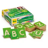 Erzi 42012 Lernspiel Großbuchstaben aus Holz, Lernmaterial, Kreativität