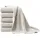 Hahn Haustextilien Strickdecke 130 x 170 cm Weiß/Beige