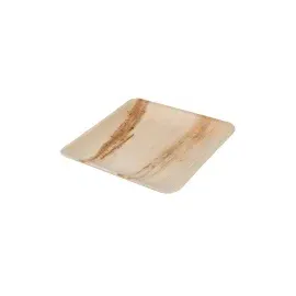 Greenbox Palmblatt Teller quadratisch 20 cm 25 St.