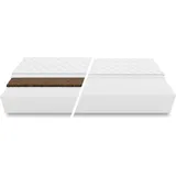 Kindermatratze MED+ 100 x 200 x 12 cm aus hochwertigem Kaltschaum | Rollmatratze mit waschbarem Bezug und Kokosmatte I H2 / H3