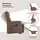 Duo Collection TV-Sessel Delphi Mikrofaser 73 x 113 x 96 cm Braun mit elektrischer Aufstehhilfe