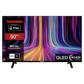 Telefunken 50 Zoll QLED TiVo Smart TV (4K UHD, HDR Dolby Vision, Dolby Atmos, HD+)