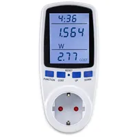ChiliTec Energiekosten-Messgerät CTM-900 Pro mit Überlastschutz, großes LC-Display, bis 3680 W