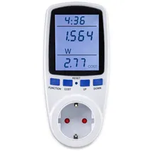 ChiliTec Energiekosten-Messgerät CTM-900 Pro mit Überlastschutz, großes LC-Display, bis 3680 W