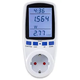 ChiliTec Energiekosten-Messgerät CTM-900 Pro mit Überlastschutz, großes LC-Display, bis 3680 W