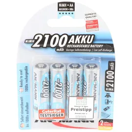 Ansmann maxE NiMH-Akku Mignon 2100mAh 4er-Blister