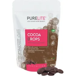 PURELITE Cocoa Drops ZARTBITTER  vegan große Schokodrops