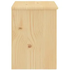 vidaXL Nachtschrank Natur 35 x 30 x 40 cm Braun