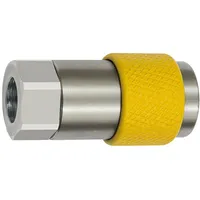 Riegler Unv. Dreh-Sicherheitskupplung NW 6, ISO 6150 C, G 1/4 IG, rot