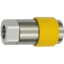 Riegler Unv. Dreh-Sicherheitskupplung NW 6, ISO 6150 C, G 1/4 IG, rot