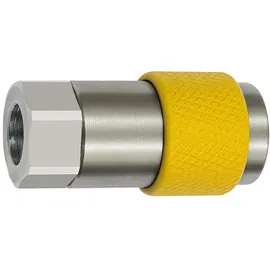 Riegler Unv. Dreh-Sicherheitskupplung NW 6, ISO 6150 C, G 1/4 IG, rot