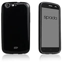 Back Case Glossy Soft Cover Schwarz für Wiko Stairway