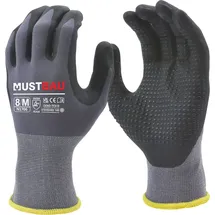 mustbau Arbeitshandschuhe 12 Pack, Abriebfest Gartenhandschuhe Montagehandschuhe,Größe:XL