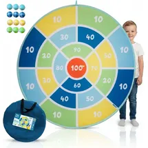 alldoro XXL Dartscheibe für Kinder 142 cm – Riesige Pop-Up Dartspiel für drinnen & draußen