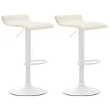 CLP 2er Set Barhocker Dyn V2 weiß creme (316101)