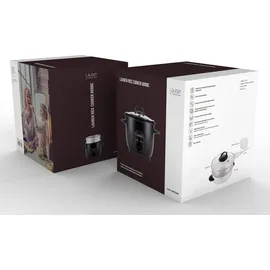 Lauben LBNRC600BC, Dampfgarer + Reiskocher, Schwarz