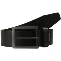 Bugatti Herren Gürtel, schwarz schwarz, NOS