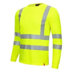 NITRAS® Warnschutz Langarmshirt Kl. 3 MOTION TEX VIZ, UV-Schutz 7009 , 1 Stück, Größe: 5XL