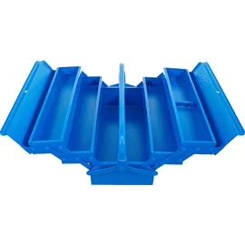 BGS Metall-Werkzeugkasten leer 5 Fächer blau 420 x 200 x 200 mm