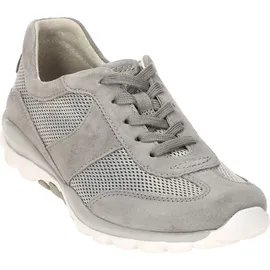 Gabor Damen, Low-Top Sneaker, Frauen Halbschuhe,Laufschuhe,schnürschuhe,schnürer,Ugly Sneaker,Chunky Sneaker,Silber/grau,38.5 EU / 5.5 UK - 38.5