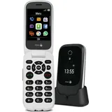 Doro 7070 Schwarz Senioren Tasten Klapphandy LTE WiFi Bluetooth Notruftaste NEU - Schwarz
