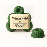 Duftmelt ❥ Duftwachs 5er Set - Winter & Weihnachts Duftkerzen | Raumduft ❥ (Winterwald)
