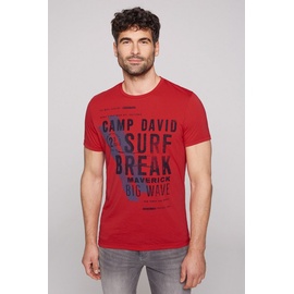 CAMP DAVID T-Shirt - Blau,Rot,Schwarz - S,
