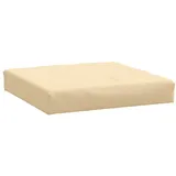 vidaXL Palettenkissen Melange Beige 60x60x10 cm Stoff