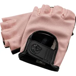 Fitness Handschuhe Leder in Schwarz/Rosa/Khaki rosa|rosenholzrot XL