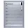 Vigo Magnettafel Wochenplaner 29 x 39 cm Grau/Silber
