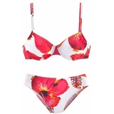 LASCANA Bügel-Bikini Damen weiß-bedruckt, Gr.38 Cup B,