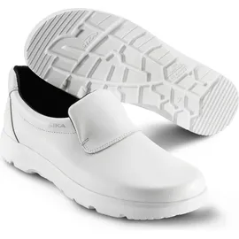 Sika Arbeitsschuh Optimax Slipper Weiß-39 - Schwarz - 39